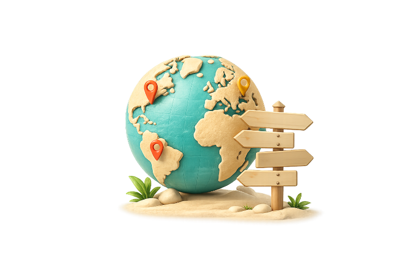 Globe et partenaires internationaux